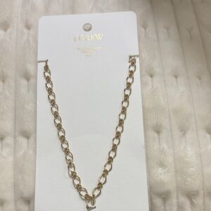 J. Crew Gold Charm Link Chain NECKLACE